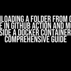 Downloading a Folder from Cloud Storage in GitHub Action and Moving it Inside a Docker Container: A Comprehensive Guide