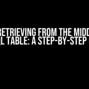 Start Retrieving from the Middle of a MySQL Table: A Step-by-Step Guide